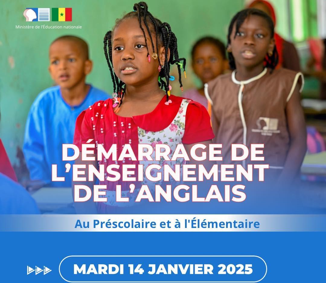 Réforme majeure : l’anglais enseigné dès la maternelle au Sénégal