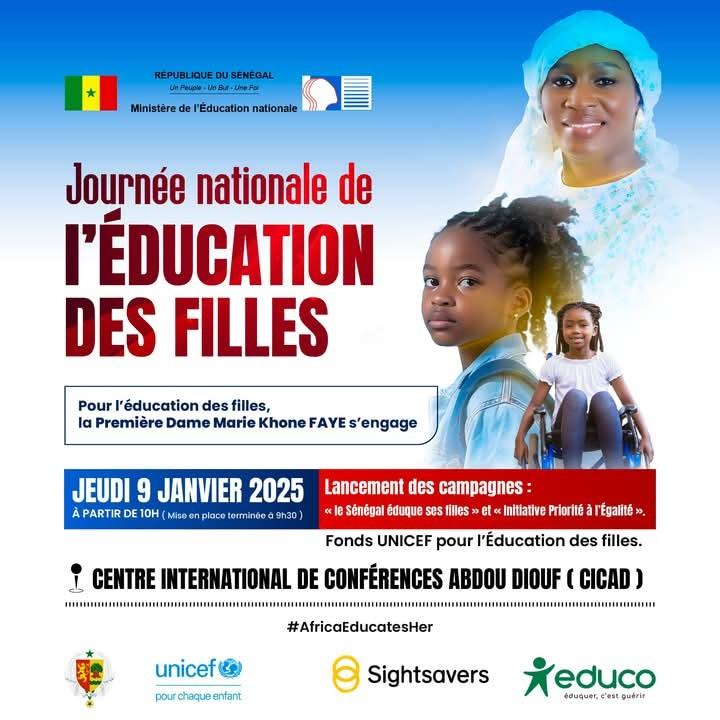 JOURNÉE NATIONALE DE L’ÉDUCATION DES FILLES