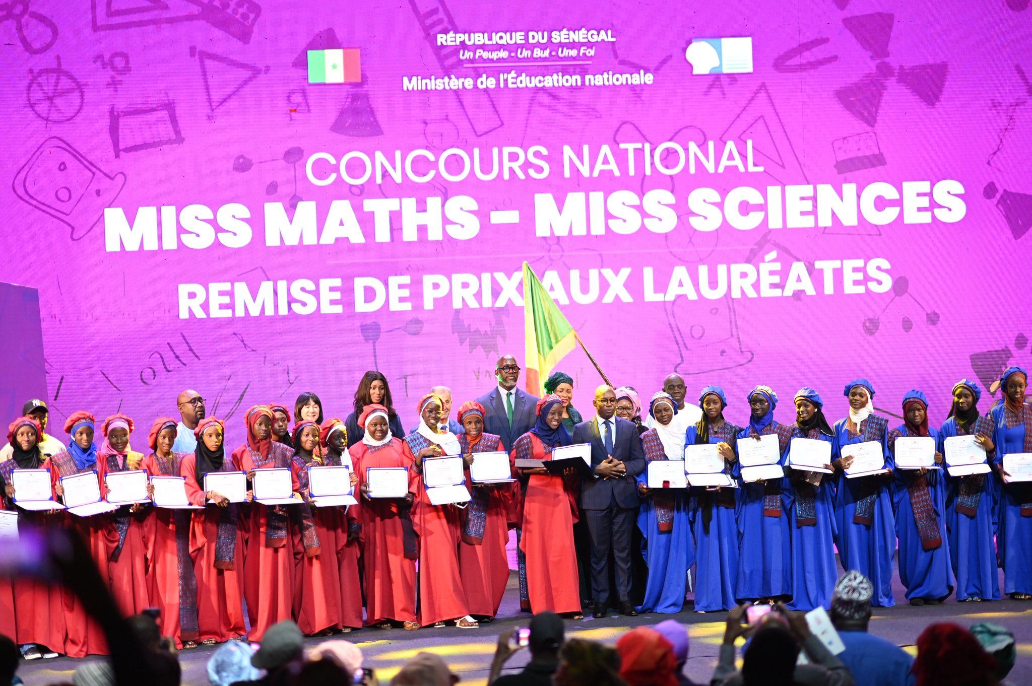 Miss Mathématiques et Miss Sciences 2025 : L’excellence au féminin, portée par Thiès et Diourbel
