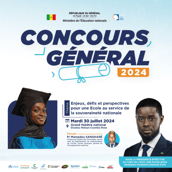 Le Sénégal célèbre ses brillants élèves lors de la prestigieuse cérémonie de remise des prix du Concours Général 2024