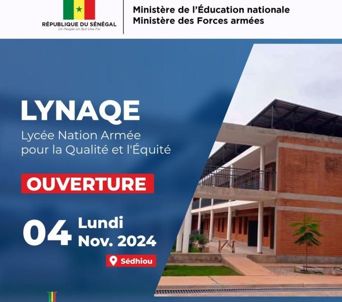 Sédhiou : Ouverture officielle du LYNAQE - Les élèves enthousiastes pour une rentrée historique