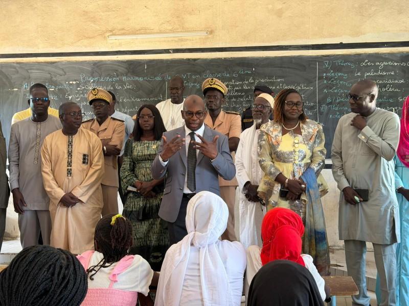 Rentrée scolaire 2025-2026 : Moustapha Mamba Guirassy célèbre la reprise des cours à Ndiaganiao, berceau du Président Bassirou Diomaye Faye