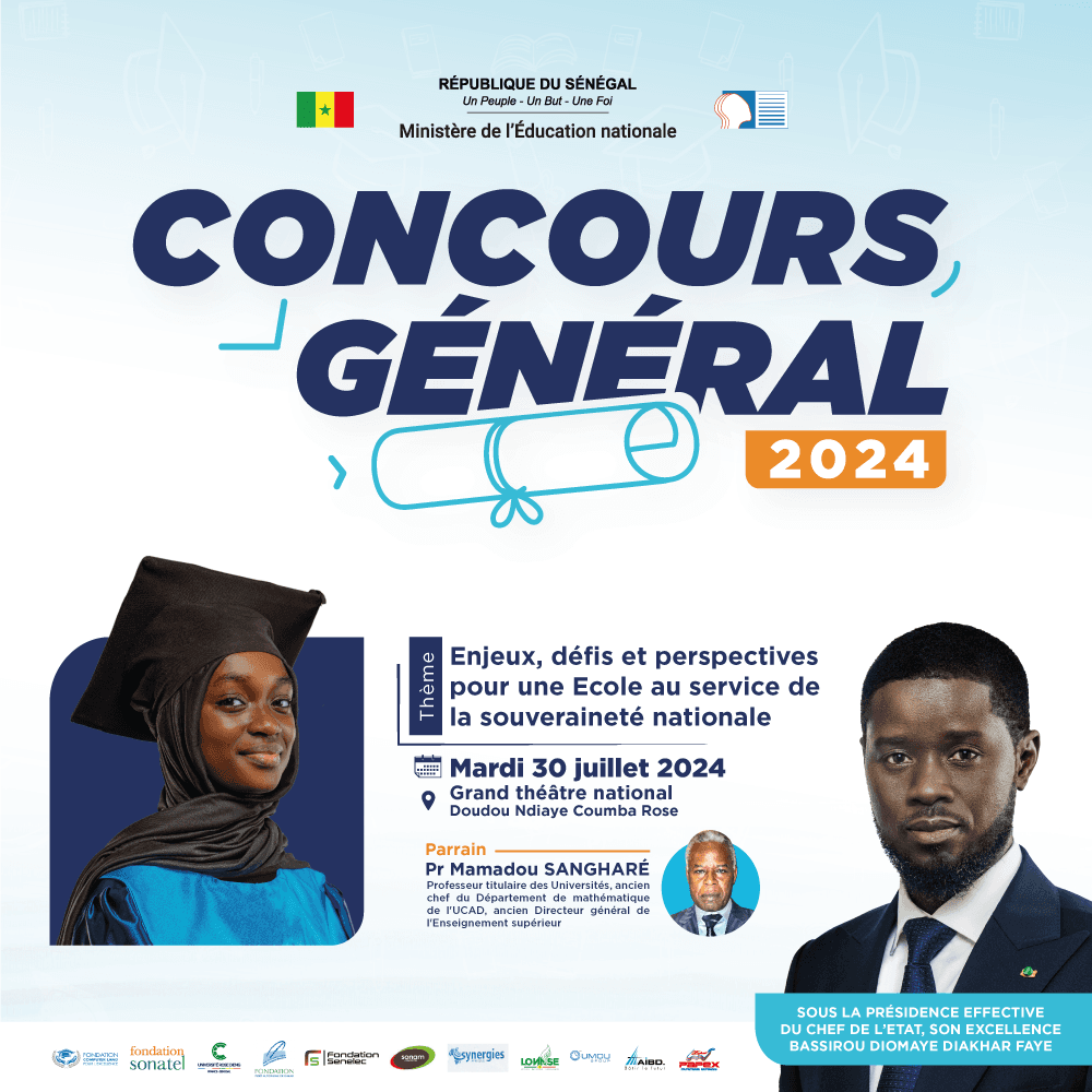 Le Sénégal célèbre ses brillants élèves lors de la prestigieuse cérémonie de remise des prix du Concours Général 2024